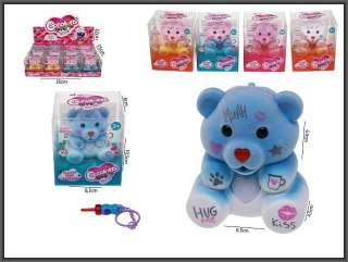 Figurka Miś nagrywający 8cm 5-kolorów Hipo (H14160)