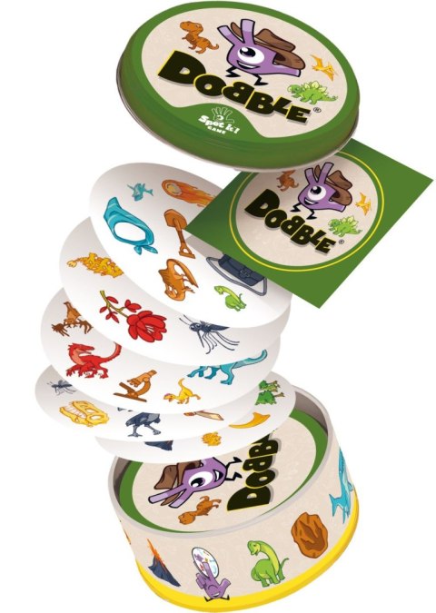 Gra strategiczna Dobble Dinozaury Rebel (3558380128328)