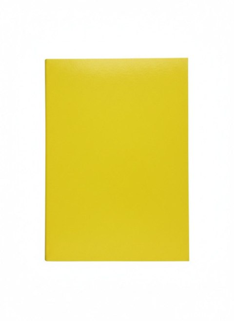 Teczka z szerokim grzbietem na rzep A4 żółty Barbara (1821018)