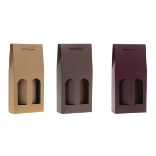 Torba prezentowa [mm:] 190x390x 90 Rozette (Torebka BB double bottle(18x39x9))