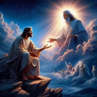 Zestaw kreatywny Diamentowa mozaika Jezus i Bóg Ojciec Święty 40x30cm Norimpex (NO-2001863)