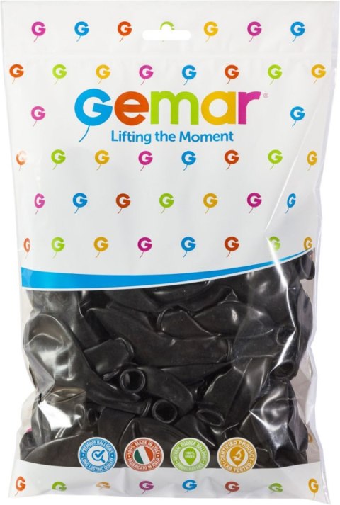 Balon gumowy 100 szt czarny 10cal Godan (G90/14)