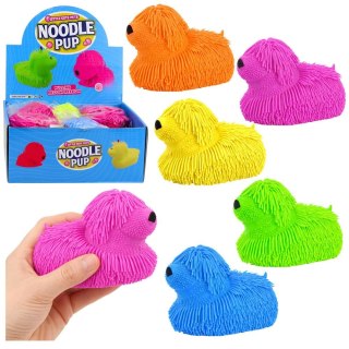 Gniotek Sensoryczny Do Rozciągania Ściskania Pies z Frędzlami Świecący LED Lean (28186)