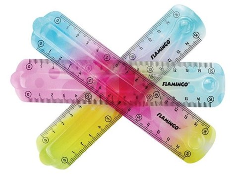 Linijka plastikowa 15cm Flamingo (FLKR972275)