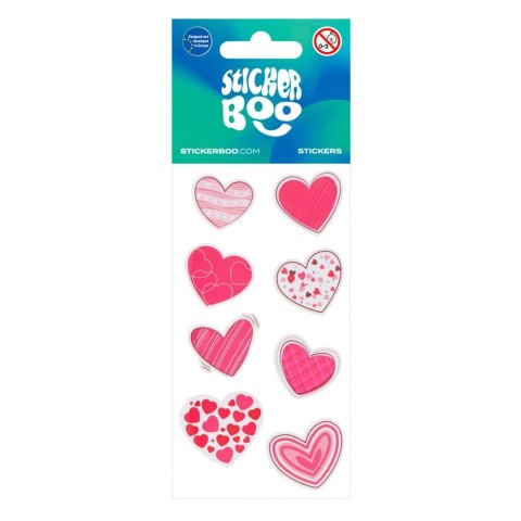 Naklejka (nalepka) Serca Sticker Boo (534613)