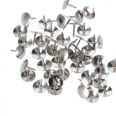 Pinezki kolor: srebrny 50 szt Starpak (559660)