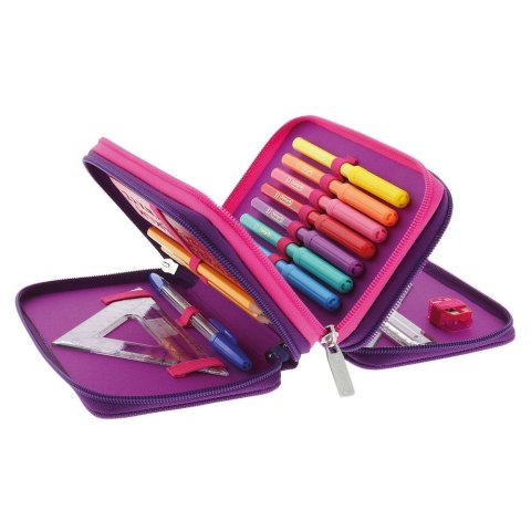 Piórnik róż/fiol 31 cz. 50046331 Herlitz (300001559)