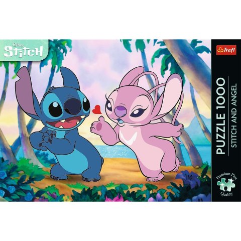 Puzzle Stitch Premium Plus Stitch i Angel 1000 el. Trefl (12079)