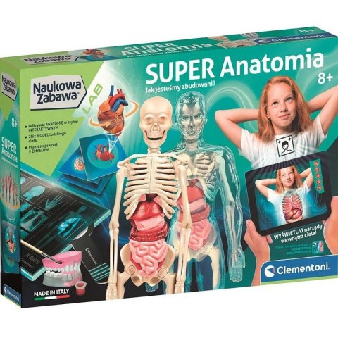 Zestaw kreatywny dla dzieci Naukowa zabawa Super Anatomia Clementoni (50919)