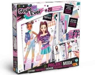 Zestaw kreatywny dla dzieci Projekt moda Zestaw „Portfolio" Epee (EP60474)