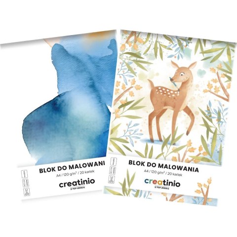 Blok rysunkowy A4 biały 120g 20k Top 2000 (400176686)