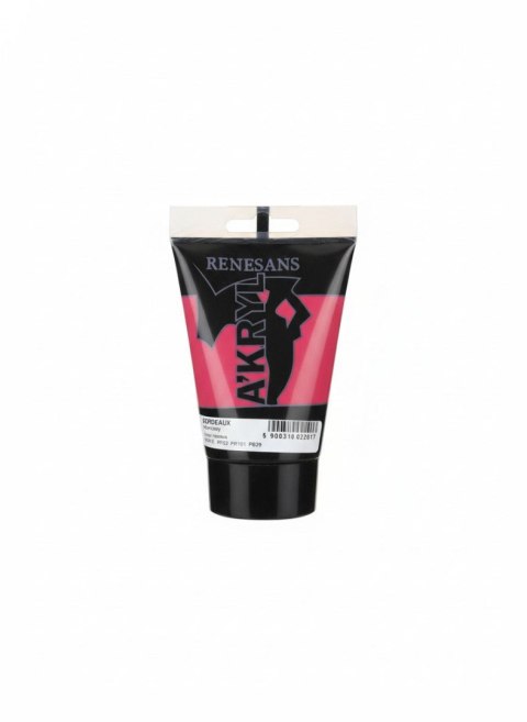 Farba akrylowa kolor: bordowa 100ml Renesans (37)
