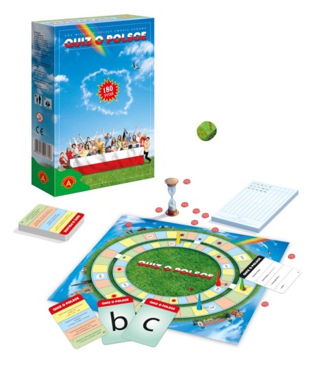 Gra planszowa QUIZ O POLSCE MINI Quiz Alexander (5906018004168)
