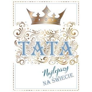 Kartka składana B6 KARNET B6 TATA BLUE Henry (5905701483389)