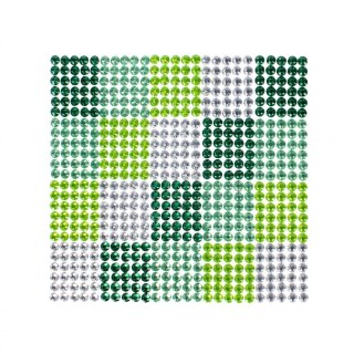 Kryształki Samoprzylepne Zielone zielone Craft With Fun (501431)