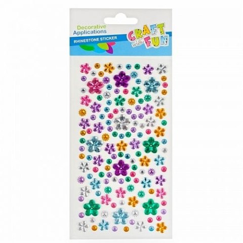 Kryształki Samoprzylepne mix Craft with Fun (382478)