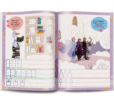 Książeczka edukacyjna Kraina lodu. Rysujemy Szlaczki Ameet (KSS 9108)