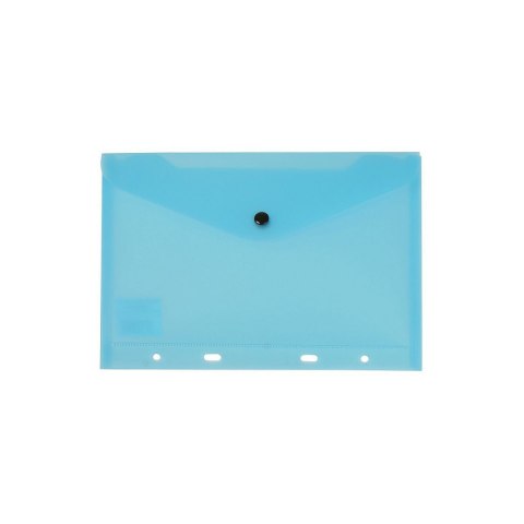 Teczka plastikowa na guzik A5 przezroczysta Biurfol