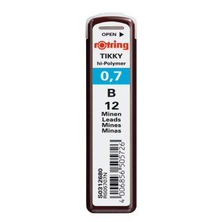 Wkład do ołówka (grafit) B 0,7mm Rotring (S0312650)