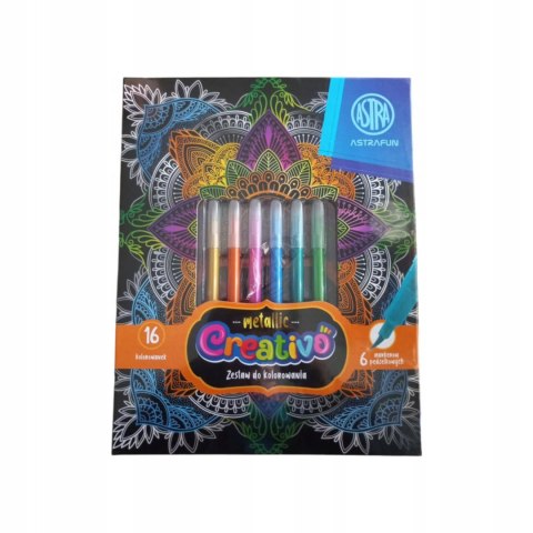 Zestaw plastyczny do kolorowania Mandala art Astra Fun (601024003)