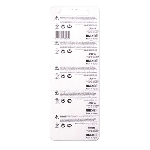 Baterie 5/bl CR2016 Maxell