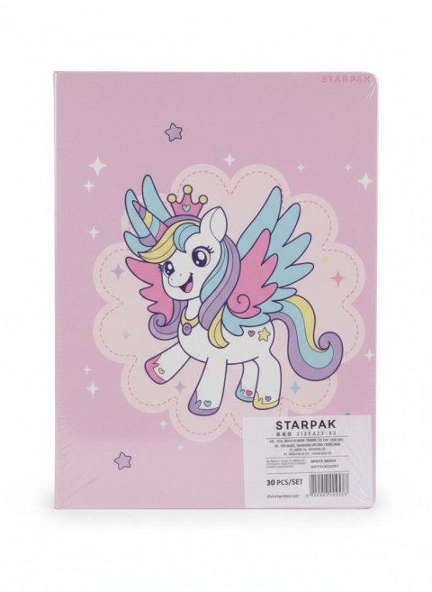 Teczka kartonowa na gumkę Unicorn A4 mix Starpak (583291)