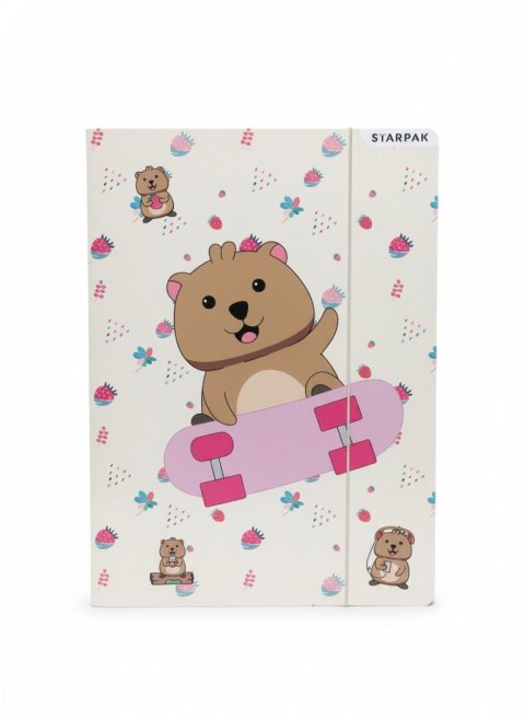 Teczka kartonowa na gumkę Kuoaka A4 mix Starpak (583304)