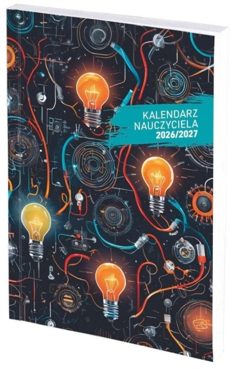 Kalendarz nauczyciela książkowy (terminarz) PCV bezbarwny Energia A5 143mm x 204mm Wokół Nas (A5TN078B)
