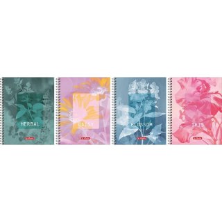Kołozeszyt (kołonotatnik) A4 Blossom 80k. 70g krata Herlitz (400206438)