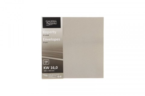 Koperta 160x160 pearl srebrny jasny srebrny [mm:] 160x160 (280340) 10 sztuk