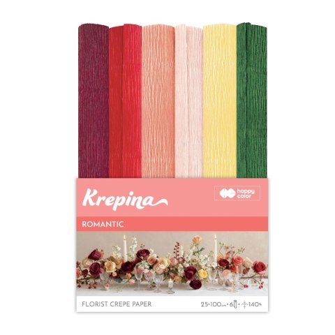 Bibuła krepina (mix) Happy Color (HA 3650 2510-MIX RM)