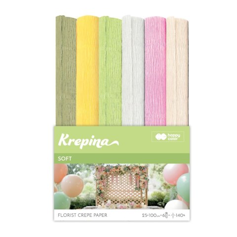Bibuła krepina (mix) Happy Color (HA 3650 2510-MIX SF)