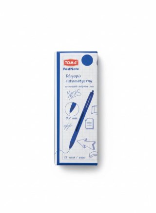 Długopis 1mm wkład niebieski 1,0mm Toma (TO - 030 1 2)