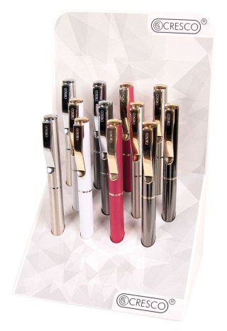 Długopis wielkopojemny Classic wkład niebieski 1,0mm Cresco (830021)