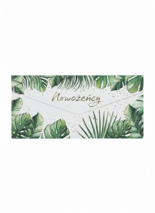 Kartka składana DL+ Koperta Ślub monstera Henry (5905701488575)