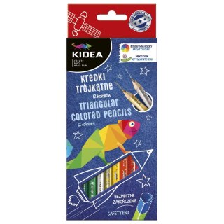 Kredki ołówkowe KIDART 12 kol. Kidea (KT12KA)