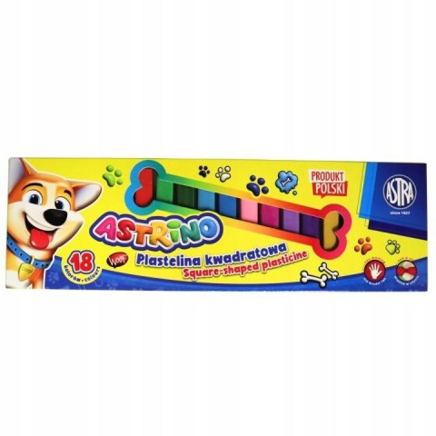 Plastelina 18 kol. mix Astrino (303125001)