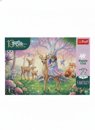 Puzzle Trefliki Zwierzęta z magicznego lasu 100 el. Trefl (16577)