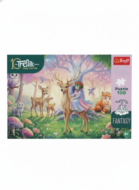 Puzzle Trefliki Zwierzęta z magicznego lasu 100 el. Trefl (16577)