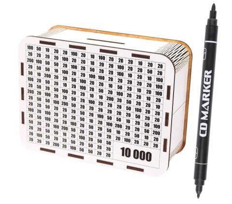 Skarbonka DUZA 10000 marker drewniana Cresco (224029)