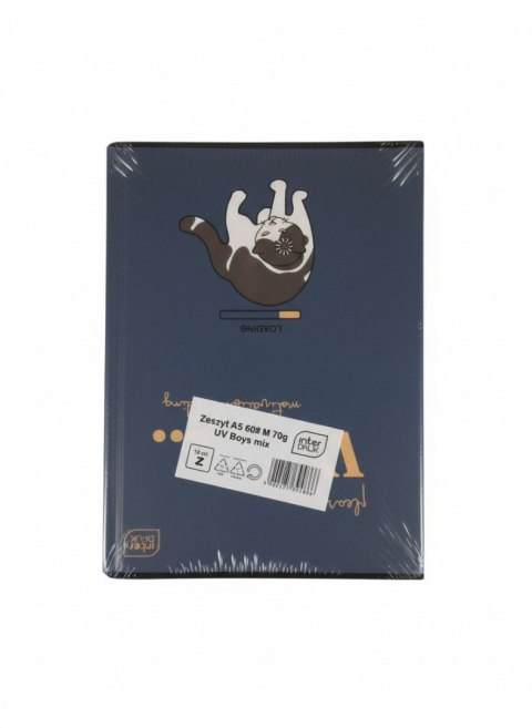 Zeszyt A5 BOYS mix 60k. 70g krata Interdruk