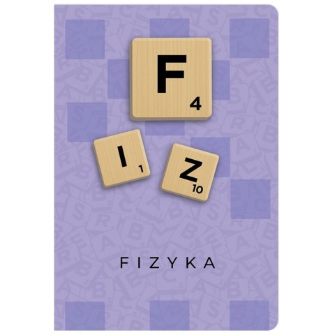 Zeszyt A5 fizyka scrabble 60k. 70g krata Beniamin