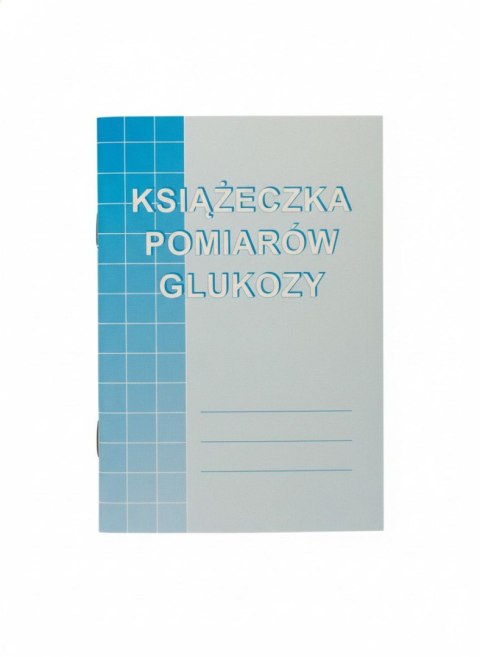 Druk offsetowy A6 Książeczka pomiarów glukozy Michalczyk i Prokop (M-915-3)