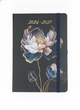 Kalendarz książkowy (terminarz) TNS 18 miesięczny B6 Antra (Orchidea)