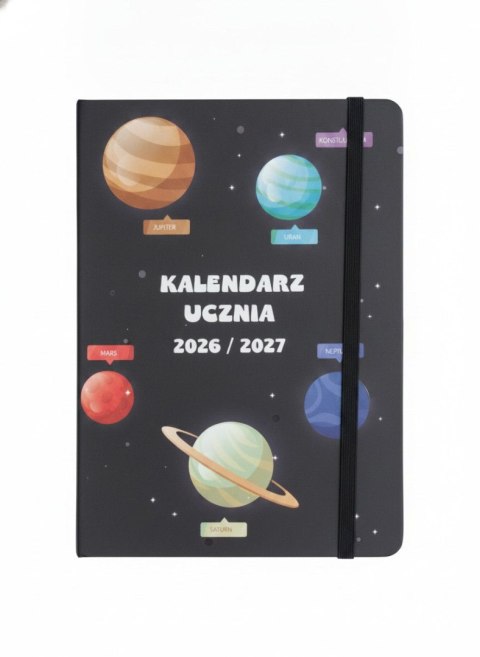 Kalendarz książkowy (terminarz) TNS ucznia B6 Antra (Kosmos)