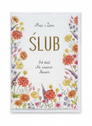 Kartka składana A5 A5 ŚLUB SIELSKA Henry (5908451984502)