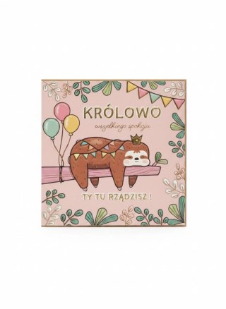 Kartka składana kw KW LENIWA KRÓLOWA Henry (5908451986131)