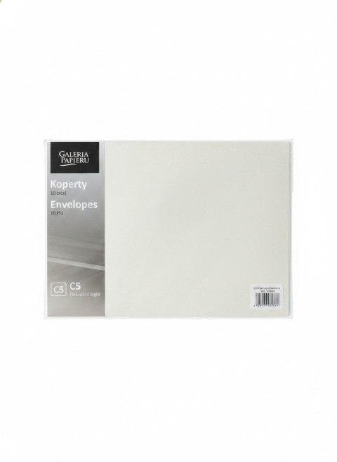 Koperta C5 Pearl srebrna jasna srebrny Galeria Papieru (280640) 10 sztuk