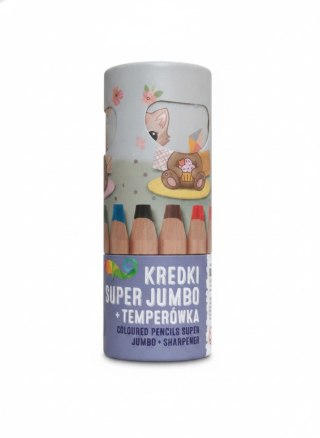 Kredki ołówkowe 8 kol. Kidea (KSJ8KTKA)