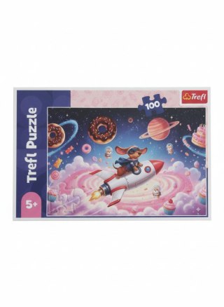 Puzzle Jamnik na rakiecie 100 el. Trefl (16558)